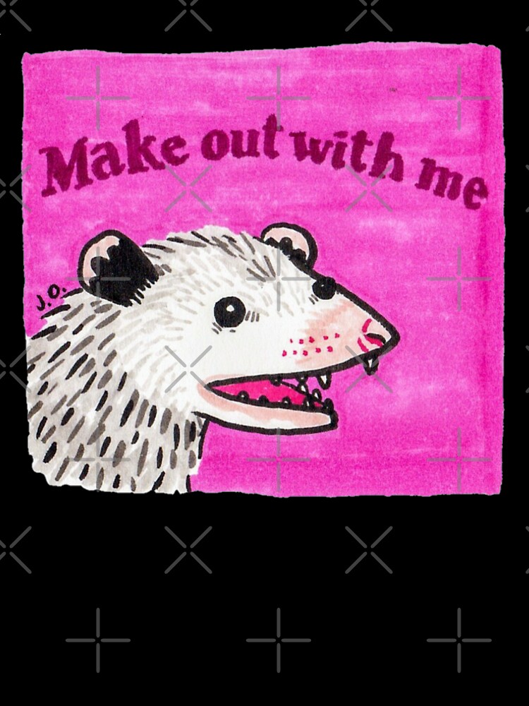 Thumbnail 7 of 7, Oversized T-Shirt, Make Out With Me designed and sold by possum-mood.