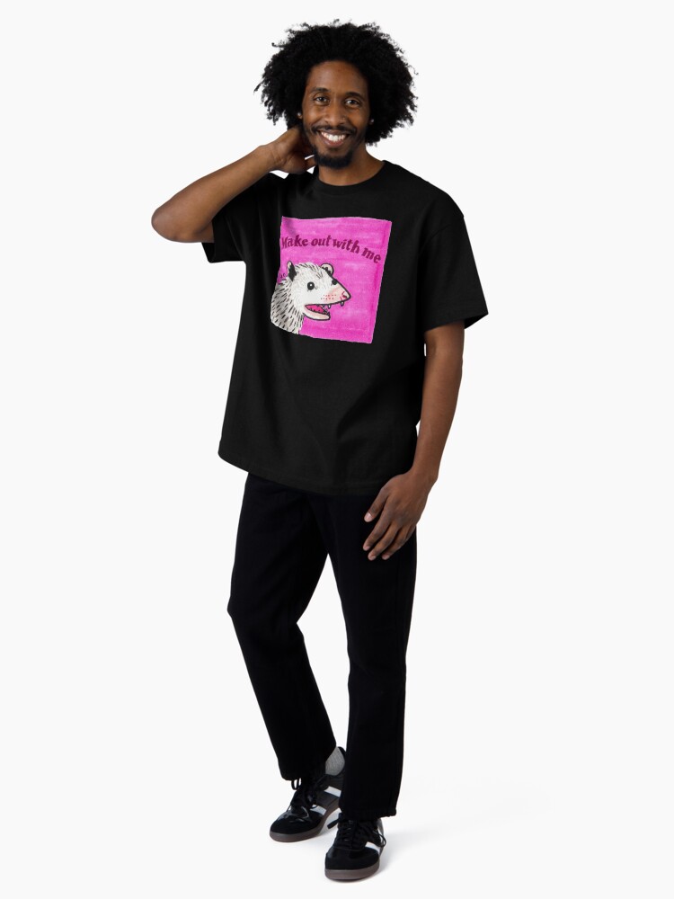Thumbnail 4 of 7, Oversized T-Shirt, Make Out With Me designed and sold by possum-mood.