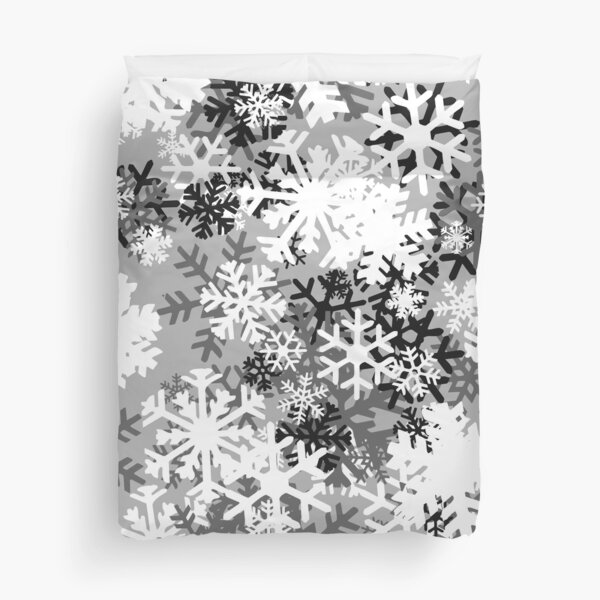 Snowflake Camo Duvet Cover