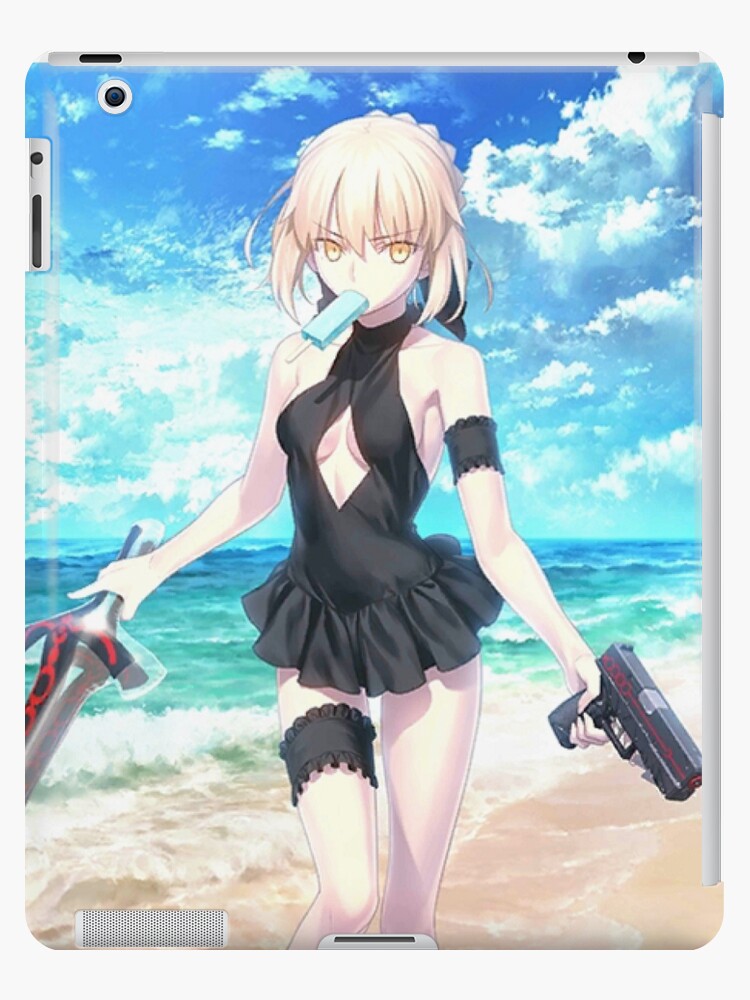 Fate Grand Order Fgo Artoria Pendragon Rider Alter Ipad Case Skin By Wabobabo Redbubble