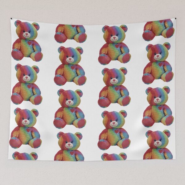 Item preview, rainbow teddy bear designed and sold by twinksehun.