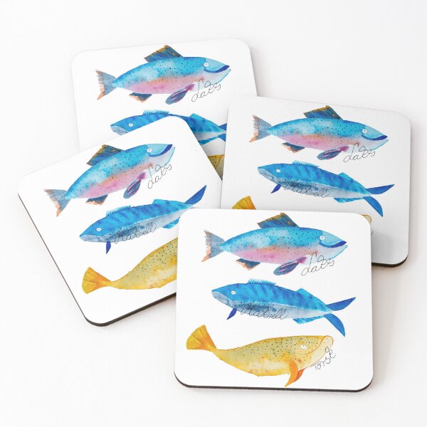 Artikelvorschau, Norwegischer Fisch Lachs, Makrele und Kabeljau entworfen und verkauft von Scandi Shop .