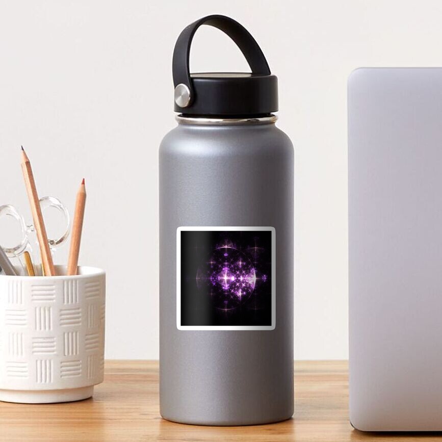 Purple Circles Sticker