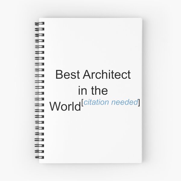 Item preview, Best Architect in the World - Citation Needed! designed and sold by lyricalshirts.