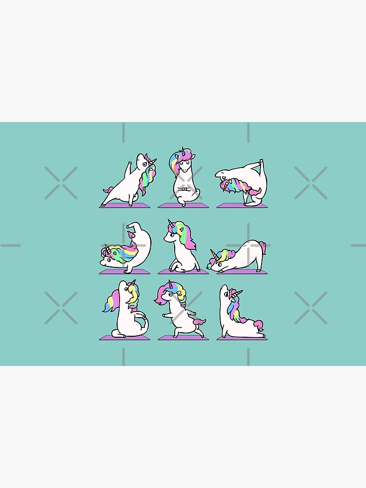 Unicorn Yoga by Huebucket