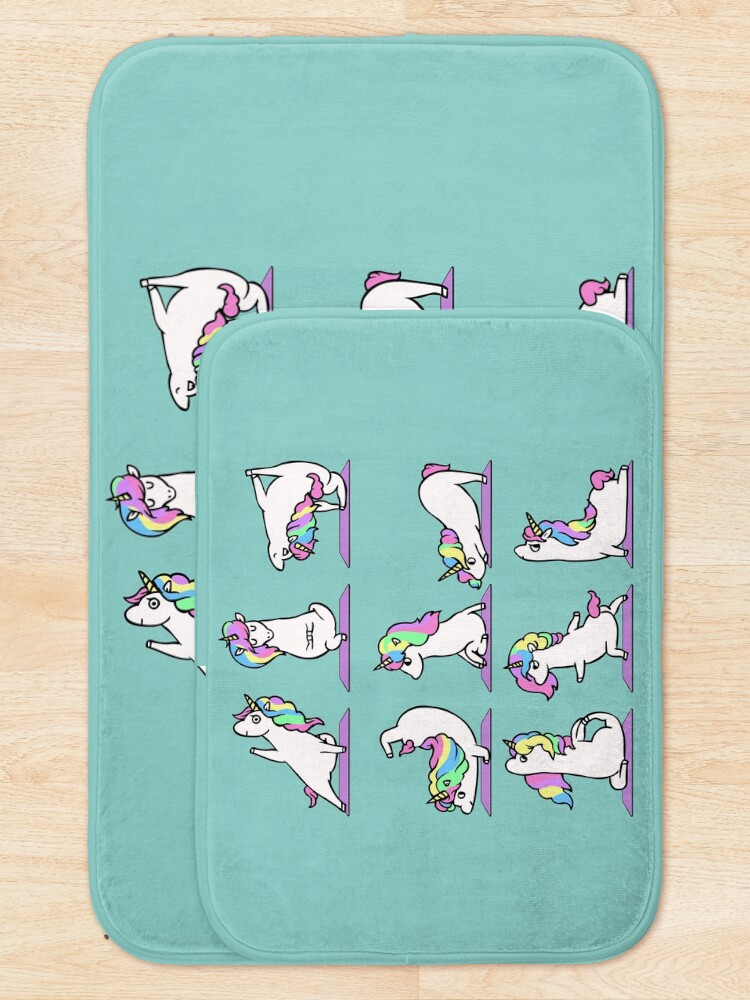 Alternate view of Unicorn Yoga Bath Mat
