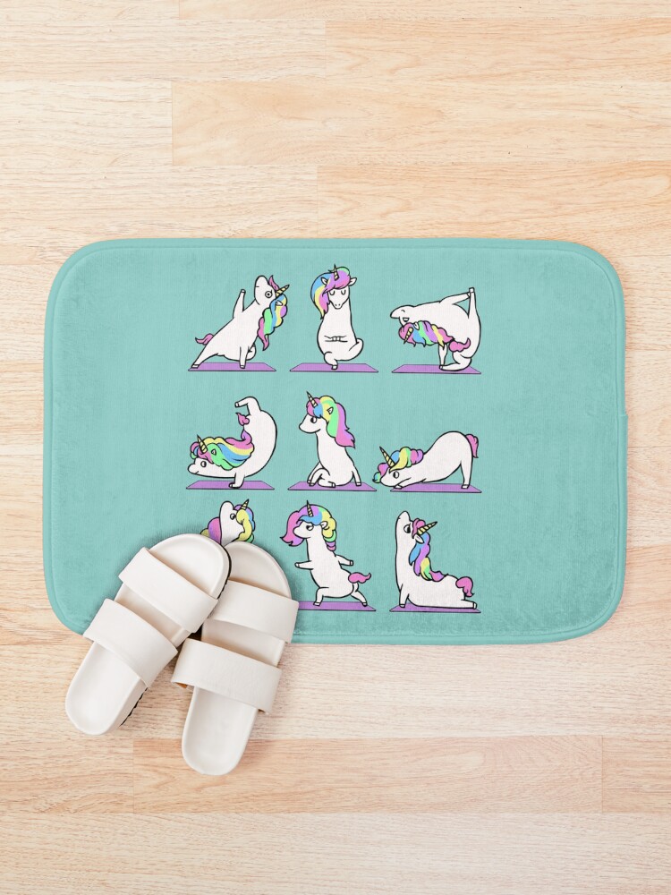 Alternate view of Unicorn Yoga Bath Mat