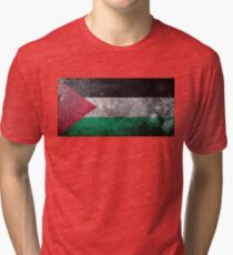 Palestine Grunge Tri-blend T-Shirt