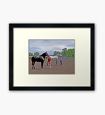 Your choice, Grey or Black Framed Print