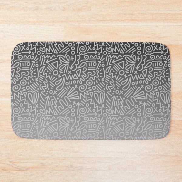 Item preview, Doodle Illustration Gray Ombre designed and sold by Corey Paige Designs.