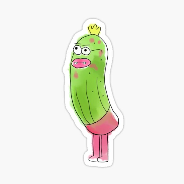 Kervin the Cucumber Sticker