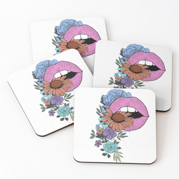 Item preview, Floral Open Mouth- Retro Black designed and sold by LordGraceArt.