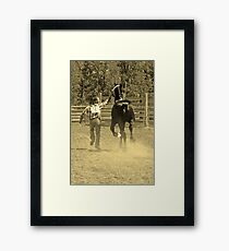 Two For The Show Framed Print