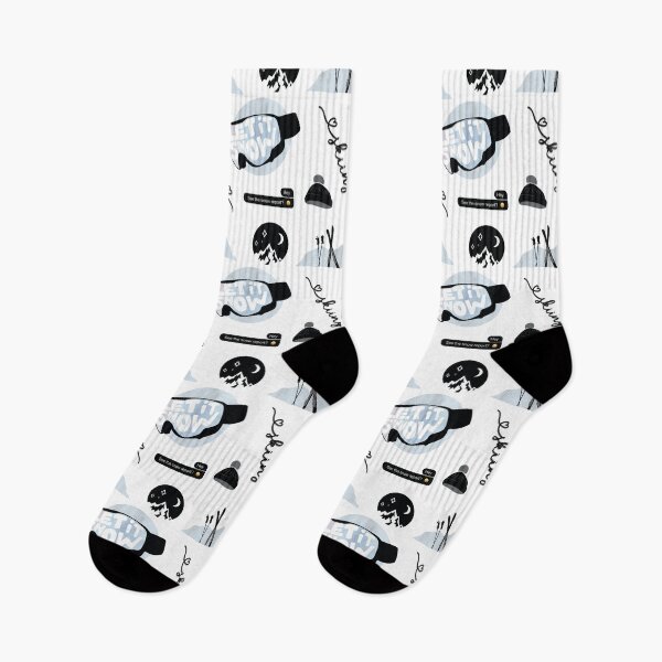 Item preview, Black Watercolor Ski and Skiing Pack designed and sold by The-Goods.