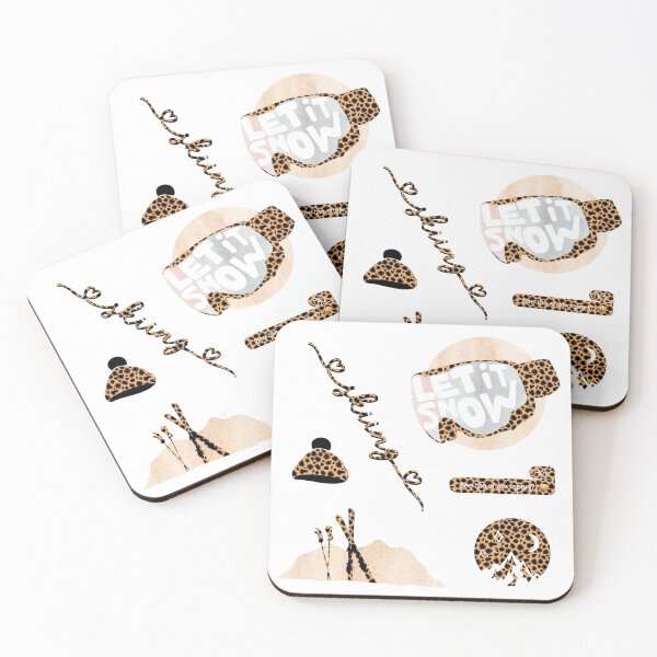 Artikelvorschau, Gepard Animal Print Aquarell Ski und Ski-Pack entworfen und verkauft von The-Goods.