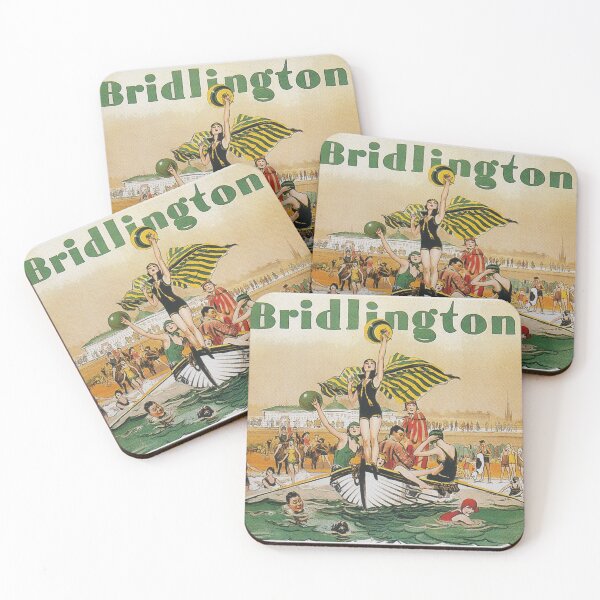 Item preview, Bridlington England Vintage Travel Poster designed and sold by vintagevivian.