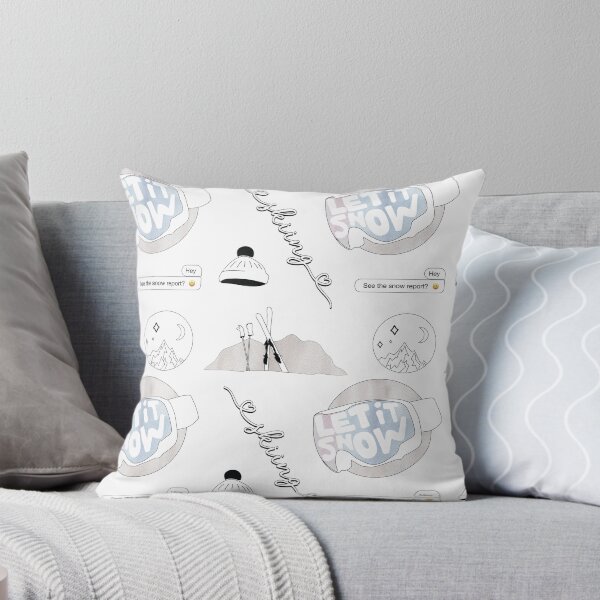 Item preview, White Watercolor Ski and Skiing Pack designed and sold by The-Goods.