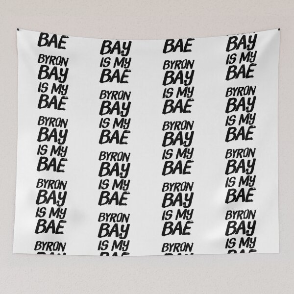Item preview, Byron Bay is my Bae typography text art by Word Fandom - wordfandom designed and sold by Kerry Pritchard.