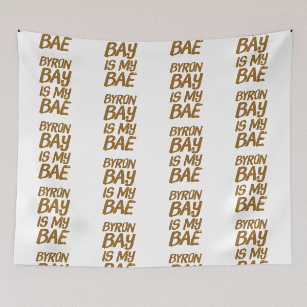Item preview, Byron Bay is my Bae typography text art by Word Fandom - wordfandom designed and sold by Kerry Pritchard.