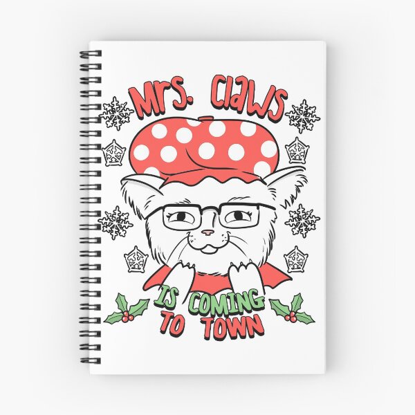 Item preview, Mrs Santa Claws Cat | Christmas Kitty designed and sold by Kittyworks.