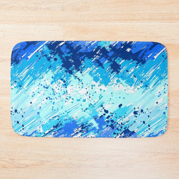 Item preview, Seamless Painted Blue Paint designed and sold by Blackmoon9.
