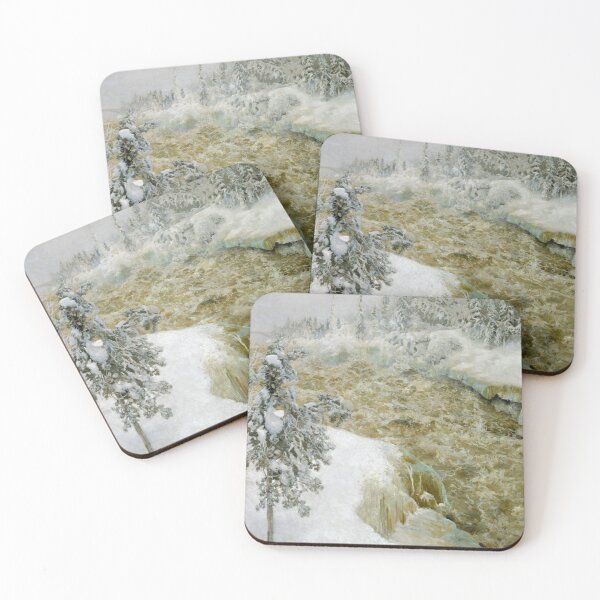 Item preview, Akseli Gallen-Kallela - Imatra Falls in Snow designed and sold by ArtExpression.