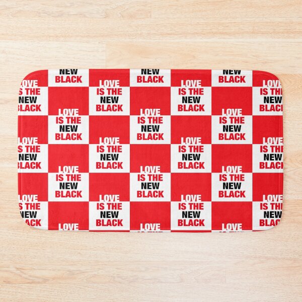 Item preview, Love is the New Black - Pattern designed and sold by Hell-Prints.
