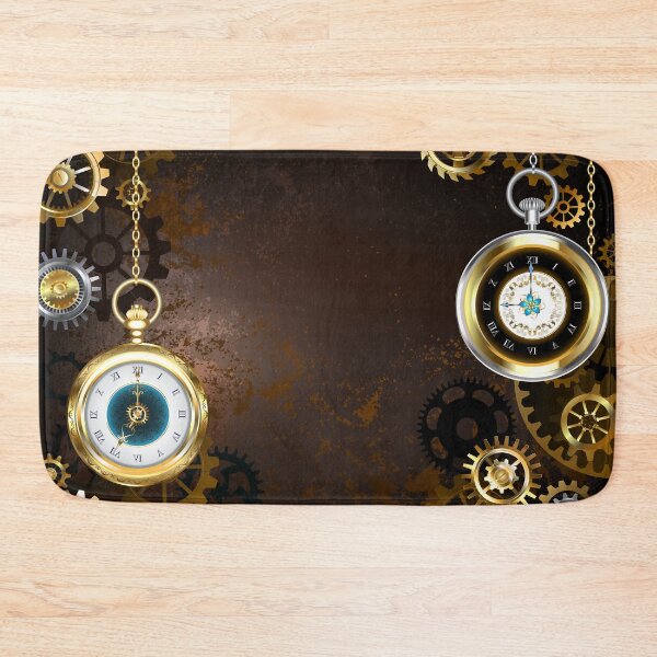 Item preview, Brown Background with the Clock ( Steampunk ) designed and sold by Blackmoon9.