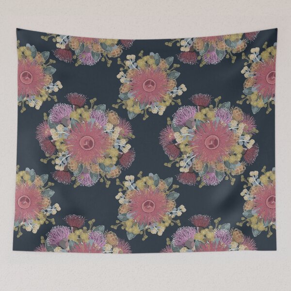 Item preview, Vintage Australian Wildflowers - Vintage Color Palette designed and sold by Sketchbook Designs.
