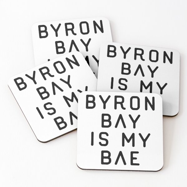 Item preview, Byron Bay is my Bae typography text art by Word Fandom - wordfandom designed and sold by Kerry Pritchard.
