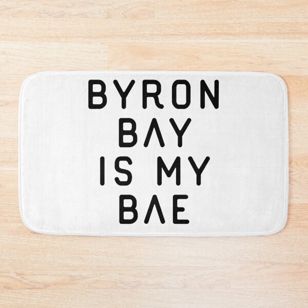 Item preview, Byron Bay is my Bae typography text art by Word Fandom - wordfandom designed and sold by Kerry Pritchard.