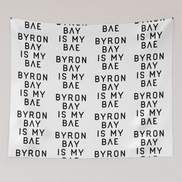 Item preview, Byron Bay is my Bae typography text art by Word Fandom - wordfandom designed and sold by Kerry Pritchard.