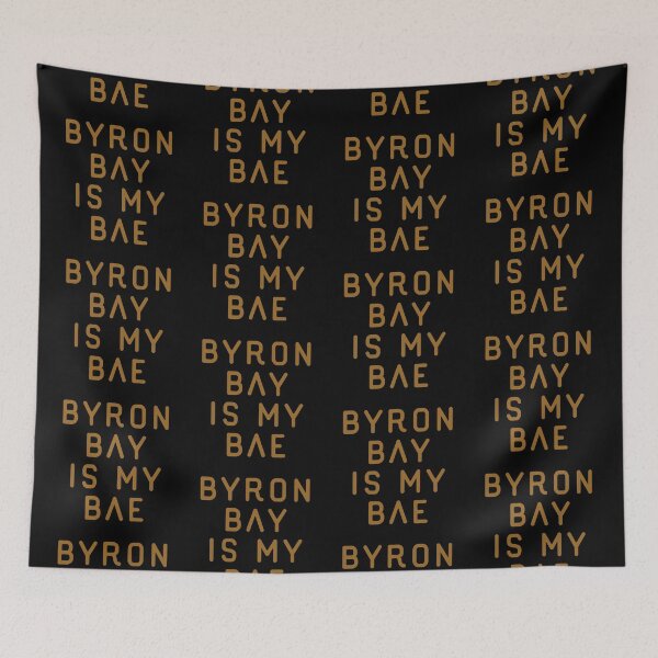 Item preview, Byron Bay is my Bae typography text art by Word Fandom - wordfandom designed and sold by Kerry Pritchard.