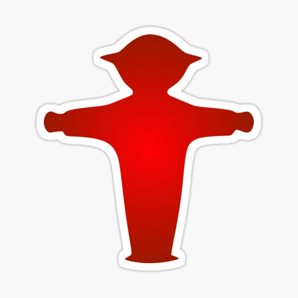 Ampelmann Red Sticker