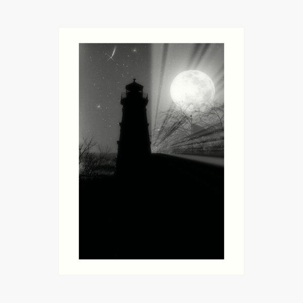 Bright Winter Night © Art Print