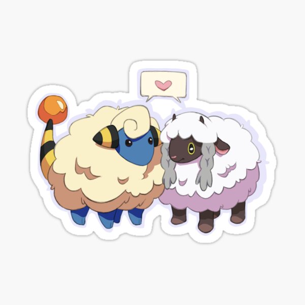 mareep and wooloo Sticker