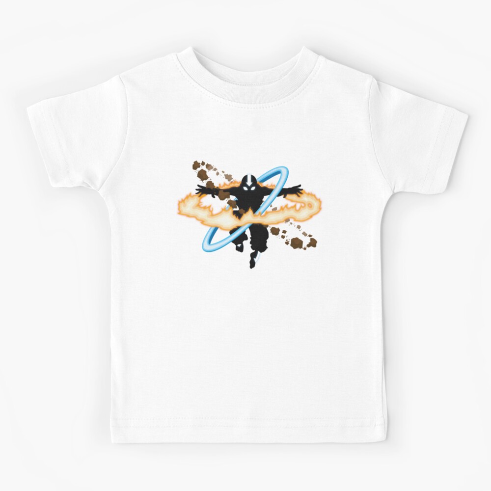 Aang going into uber Avatar state Kids T-Shirt