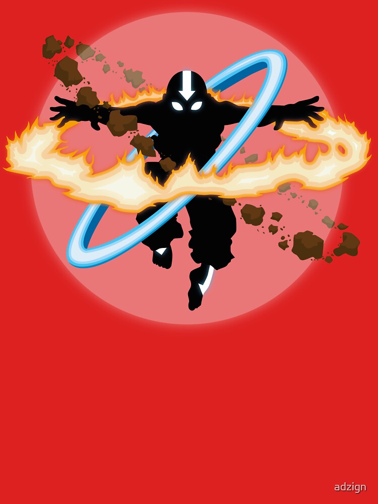 Aang going into uber Avatar state by adzign