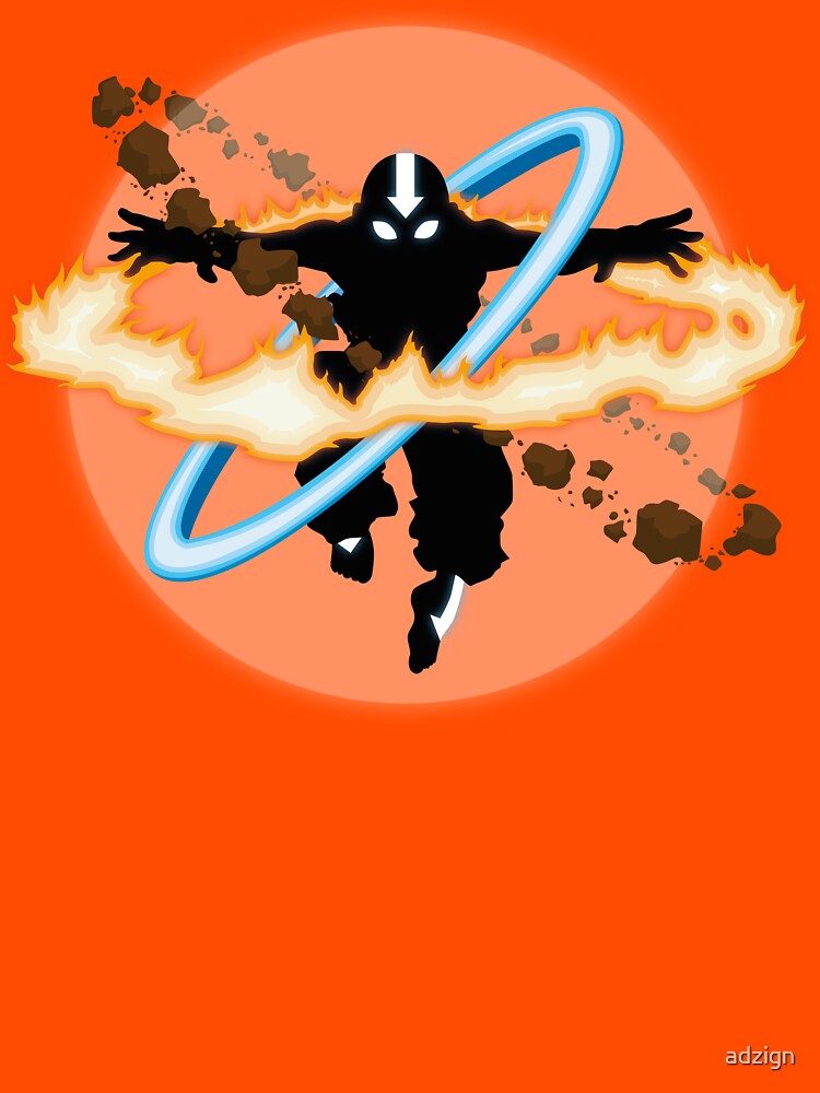 Aang going into uber Avatar state by adzign