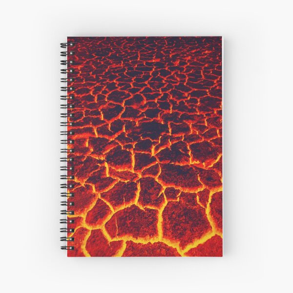 active lava Spiral Notebook
