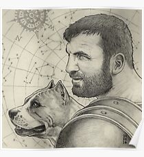 Orion and Sirius Poster