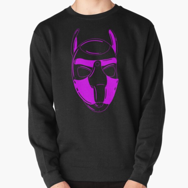 Rosa Welpenhaube Pullover