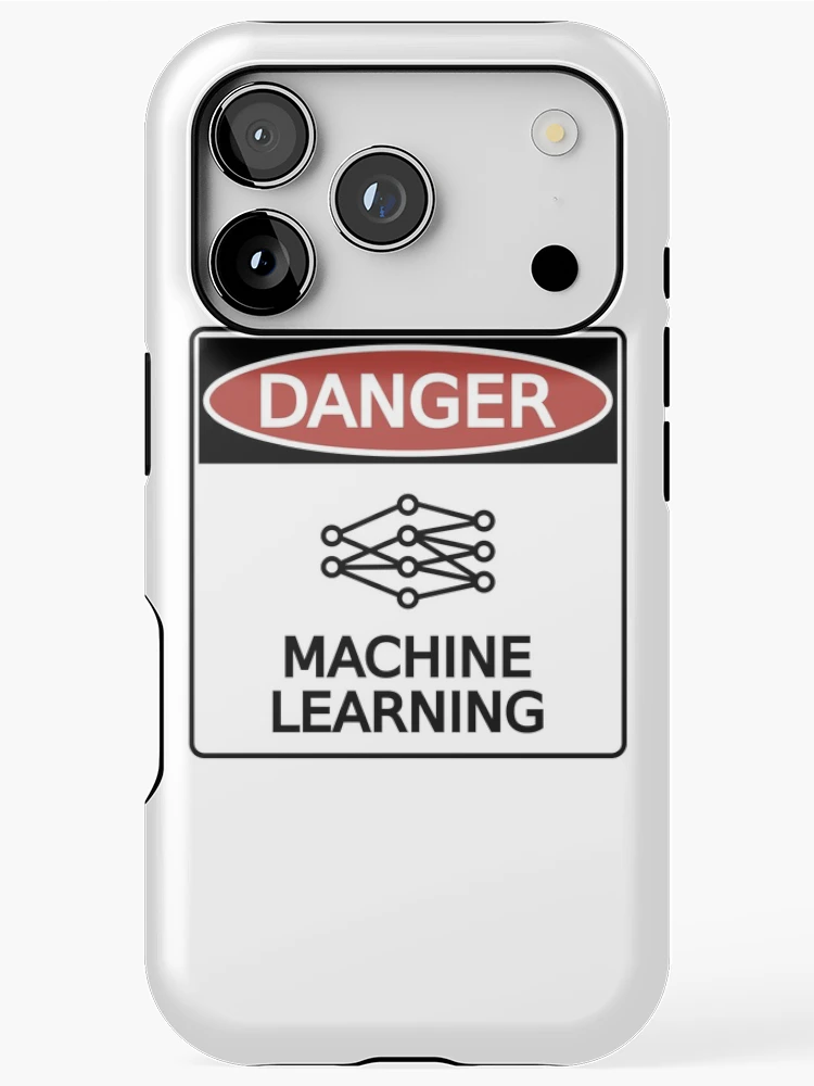 Thumbnail 1 of 4, iPhone Case, Danger: Machine Learning designed and sold by eigenmagic.