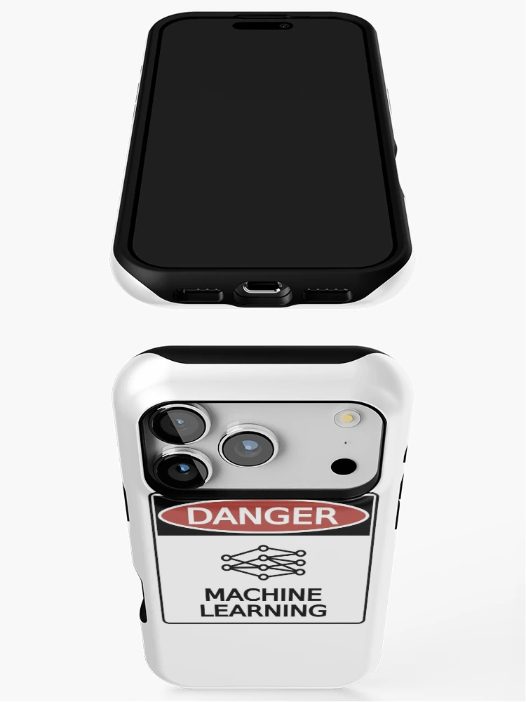 Thumbnail 3 of 4, iPhone Case, Danger: Machine Learning designed and sold by eigenmagic.