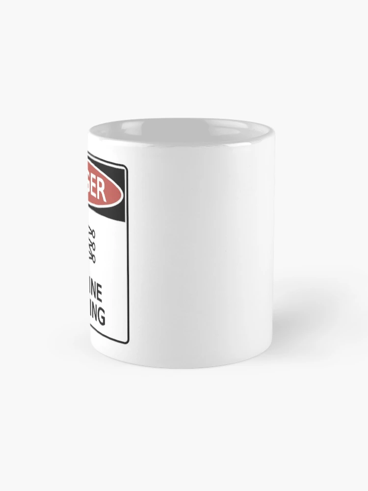 Thumbnail 4 of 6, Coffee Mug, Danger: Machine Learning designed and sold by eigenmagic.