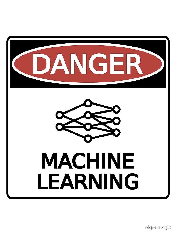 Thumbnail 3 of 3, Scarf, Danger: Machine Learning designed and sold by eigenmagic.