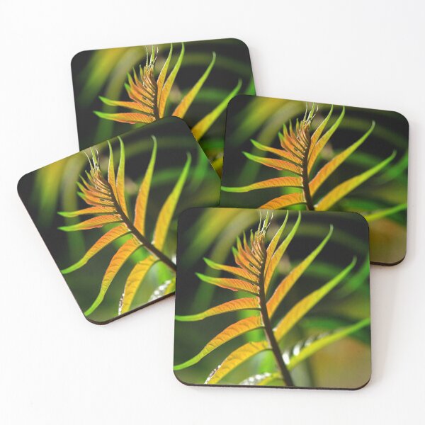 Item preview, green plant on black background designed and sold by olena2552.