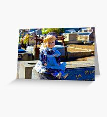 Gravestone Pollyanna Greeting Card