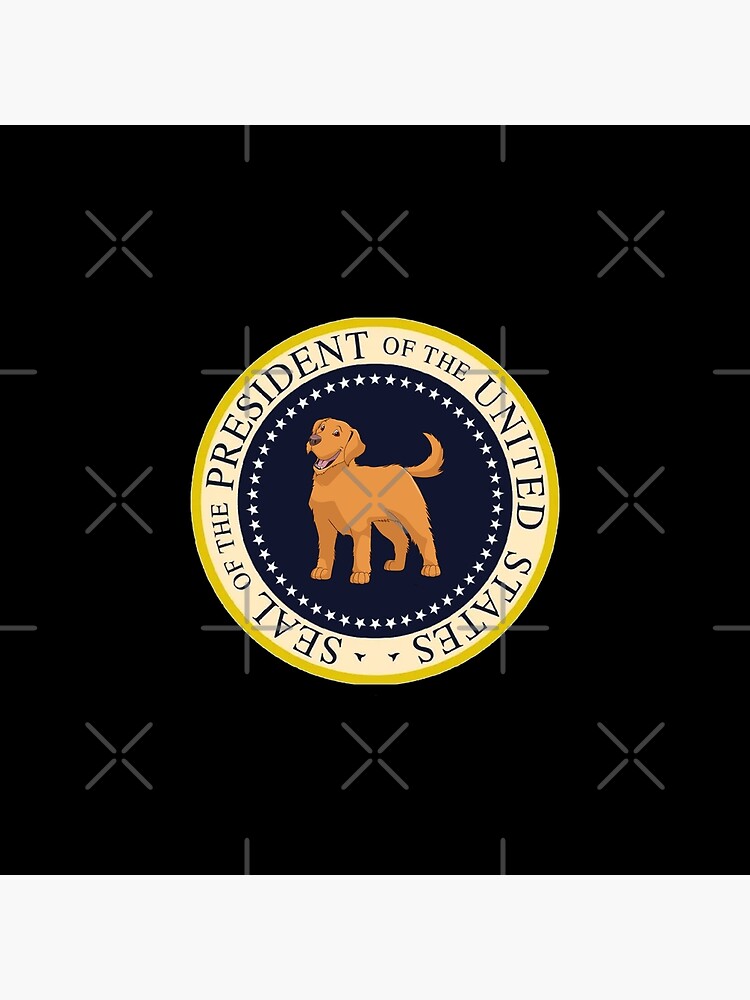 My Golden Retriever President Of The United States - Funny Golden Retriever Mom Dad Gift Seal of the President 2020 by dog-gifts
