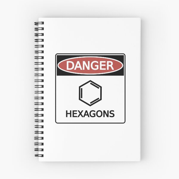 Item preview, Peligro: hexágonos orgánicos designed and sold by eigenmagic.
